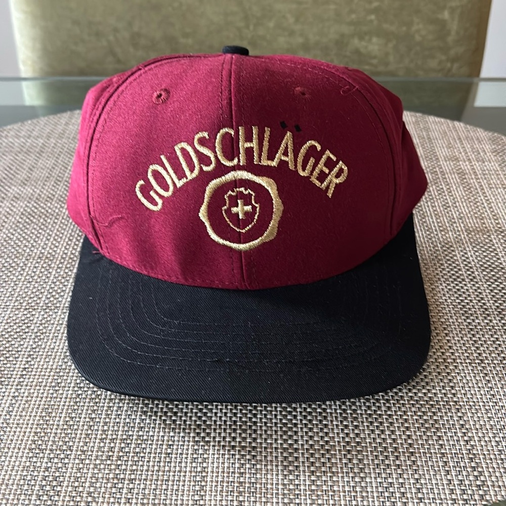 Vintage Goldschlager Liquor "Yikes!" Snapback Hat
